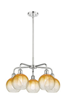 Ballston Five Light Chandelier in Polished Chrome (405|516-5CR-PC-G483-8AM)