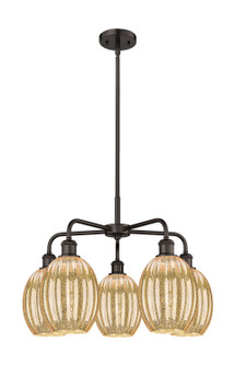 Ballston Five Light Chandelier in Oil Rubbed Bronze (405|516-5CR-OB-G459-6ME)