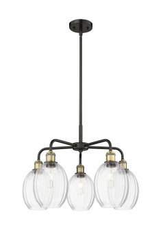 Ballston Five Light Chandelier in Black Antique Brass (405|516-5CR-BAB-G459-6CL)