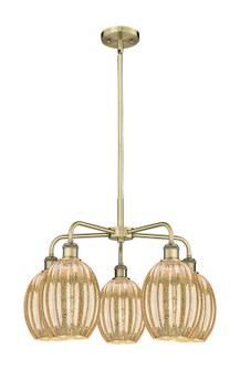 Ballston Five Light Chandelier in Antique Brass (405|516-5CR-AB-G459-6ME)