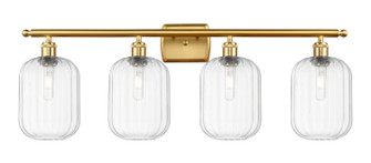 Ballston Four Light Bath Vanity in Satin Gold (405|516-4W-SG-G460-7CL)