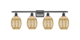 Ballston Four Light Bath Vanity in Oil Rubbed Bronze (405|516-4W-OB-G459-6ME)