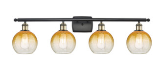 Ballston Four Light Bath Vanity in Black Antique Brass (405|516-4W-BAB-G483-8AM)