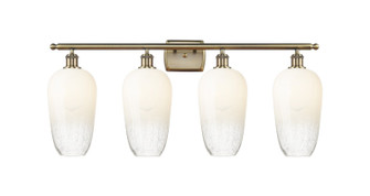 Ballston Four Light Bath Vanity in Antique Brass (405|516-4W-AB-G484-7OP)
