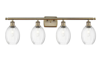 Ballston Four Light Bath Vanity in Antique Brass (405|516-4W-AB-G459-6CL)