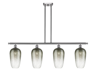 Ballston Four Light Island Pendant in Brushed Satin Nickel (405|516-4I-SN-G484-7SL)