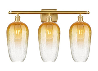 Ballston Three Light Bath Vanity in Satin Gold (405|516-3W-SG-G484-7AM)