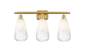 Ballston Three Light Bath Vanity in Satin Gold (405|516-3W-SG-G480-6OP)