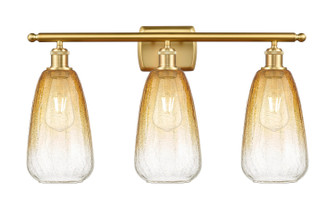 Ballston Three Light Bath Vanity in Satin Gold (405|516-3W-SG-G480-6AM)