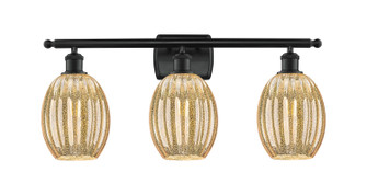 Ballston Three Light Bath Vanity in Matte Black (405|516-3W-BK-G459-6ME)