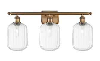 Ballston Three Light Bath Vanity in Brushed Brass (405|516-3W-BB-G460-7CL)