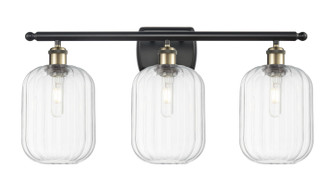 Ballston Three Light Bath Vanity in Black Antique Brass (405|516-3W-BAB-G460-7CL)