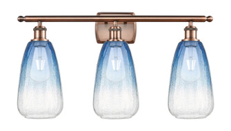 Ballston Three Light Bath Vanity in Antique Copper (405|516-3W-AC-G480-6SB)