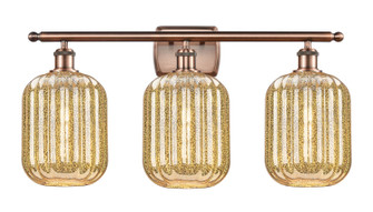 Ballston Three Light Bath Vanity in Antique Copper (405|516-3W-AC-G460-7ME)