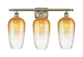 Ballston Three Light Bath Vanity in Antique Brass (405|516-3W-AB-G484-7AM)