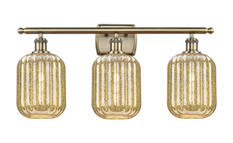 Ballston Three Light Bath Vanity in Antique Brass (405|516-3W-AB-G460-7ME)