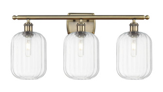 Ballston Three Light Bath Vanity in Antique Brass (405|516-3W-AB-G460-7CL)
