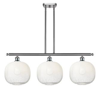 Ballston Three Light Island Pendant in Brushed Satin Nickel (405|516-3I-SN-G481-10OP)