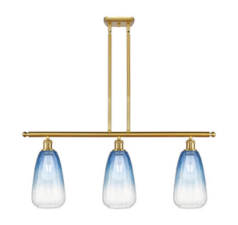 Ballston Three Light Island Pendant in Satin Gold (405|516-3I-SG-G480-6SB)