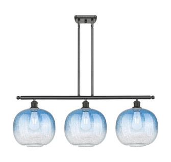 Ballston Three Light Island Pendant in Oil Rubbed Bronze (405|516-3I-OB-G481-10SB)