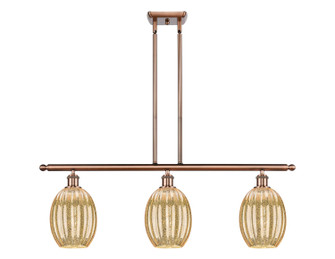 Ballston Three Light Island Pendant in Antique Copper (405|516-3I-AC-G459-6ME)