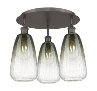 Ballston Three Light Semi-Flush Mount in Oil Rubbed Bronze (405|516-3C-OB-G480-6SL)