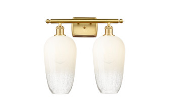 Ballston Two Light Bath Vanity in Satin Gold (405|516-2W-SG-G484-7OP)