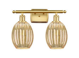 Ballston Two Light Bath Vanity in Satin Gold (405|516-2W-SG-G459-6ME)