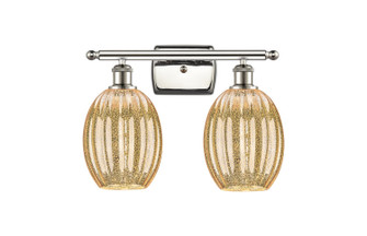 Ballston Two Light Bath Vanity in Polished Nickel (405|516-2W-PN-G459-6ME)