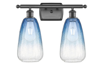 Ballston Two Light Bath Vanity in Oil Rubbed Bronze (405|516-2W-OB-G480-6SB)