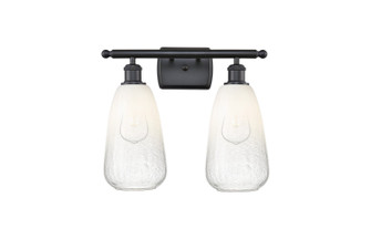 Ballston Two Light Bath Vanity in Matte Black (405|516-2W-BK-G480-6OP)