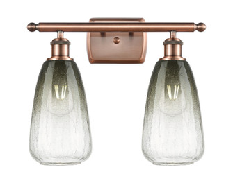 Ballston Two Light Bath Vanity in Antique Copper (405|516-2W-AC-G480-6SL)
