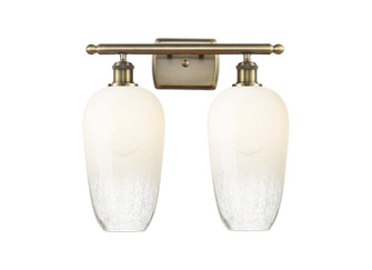 Ballston Two Light Bath Vanity in Antique Brass (405|516-2W-AB-G484-7OP)