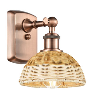 Ballston One Light Wall Sconce in Antique Copper (405|516-1W-AC-NBD2-75-NAT)