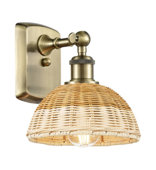 Ballston One Light Wall Sconce in Antique Brass (405|516-1W-AB-NBD2-75-NAT)
