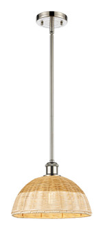 Ballston One Light Mini Pendant in Brushed Satin Nickel (405|516-1S-SN-NBD2-12-NAT)