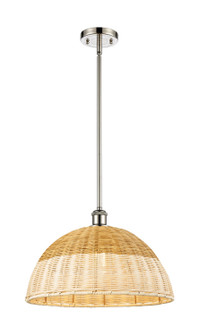 Ballston One Light Mini Pendant in Polished Nickel (405|516-1S-PN-NBD2-16-NAT)