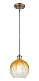 Ballston One Light Mini Pendant in Brushed Brass (405|516-1S-BB-G483-8AM)