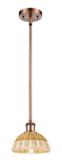 Ballston One Light Mini Pendant in Antique Copper (405|516-1S-AC-NBD2-75-NAT)