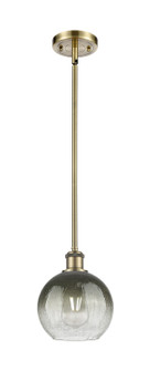 Ballston One Light Mini Pendant in Antique Brass (405|516-1S-AB-G483-8SL)