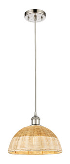 Ballston One Light Mini Pendant in Polished Nickel (405|516-1P-PN-NBD2-12-NAT)