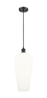 Ballston One Light Mini Pendant in Matte Black (405|516-1P-BK-G456-8WH)