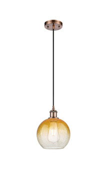 Ballston One Light Mini Pendant in Antique Copper (405|516-1P-AC-G483-8AM)