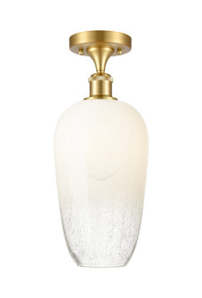 Ballston One Light Semi-Flush Mount in Satin Gold (405|516-1C-SG-G484-7OP)