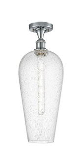 Ballston One Light Semi-Flush Mount in Polished Chrome (405|516-1C-PC-G456-8SDY)