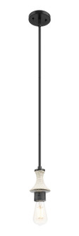 Ballston One Light Mini Pendant in Matte Black (405|415-1SR-BK)