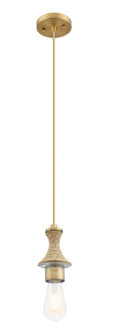 Ballston One Light Mini Pendant in Brushed Brass (405|415-1PR-BB)