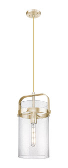Downtown Urban One Light Mini Pendant in Champagne Bronze (405|413-1PM-CB-G413-1S-8SDY)