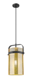 Downtown Urban One Light Mini Pendant in Matte Black (405|413-1PM-BK-G413-1S-8ME)