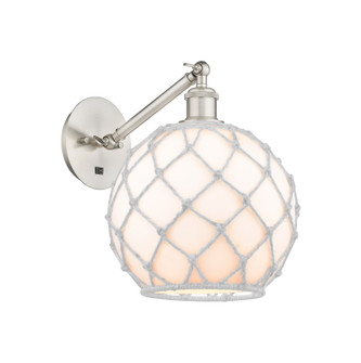 Ballston One Light Wall Sconce in Brushed Satin Nickel (405|317-1W-SN-G121-10RW)
